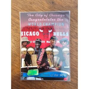 Chicago Bulls Team of the 90's 1997-98 Topps Stadium Club #5 - Jordan - NBA